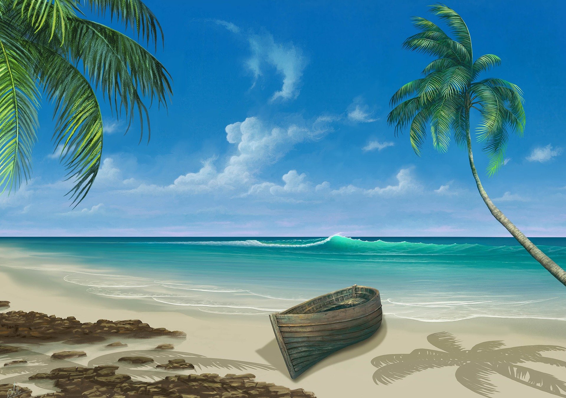 Pinutra inspirado en la playa